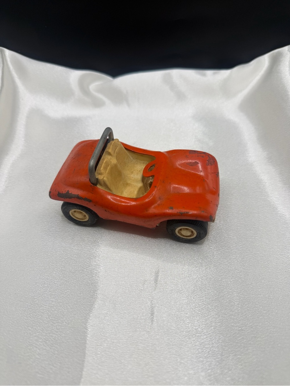 Vintage Orange Tonka Mini Metal Dunebuggy Toy Collectible